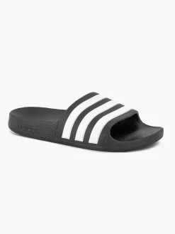 adidas Jongensschoenen-Zwarte Adilette Aqua K