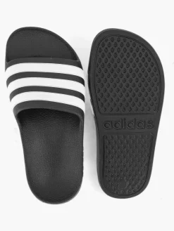 adidas Jongensschoenen-Zwarte Adilette Aqua K