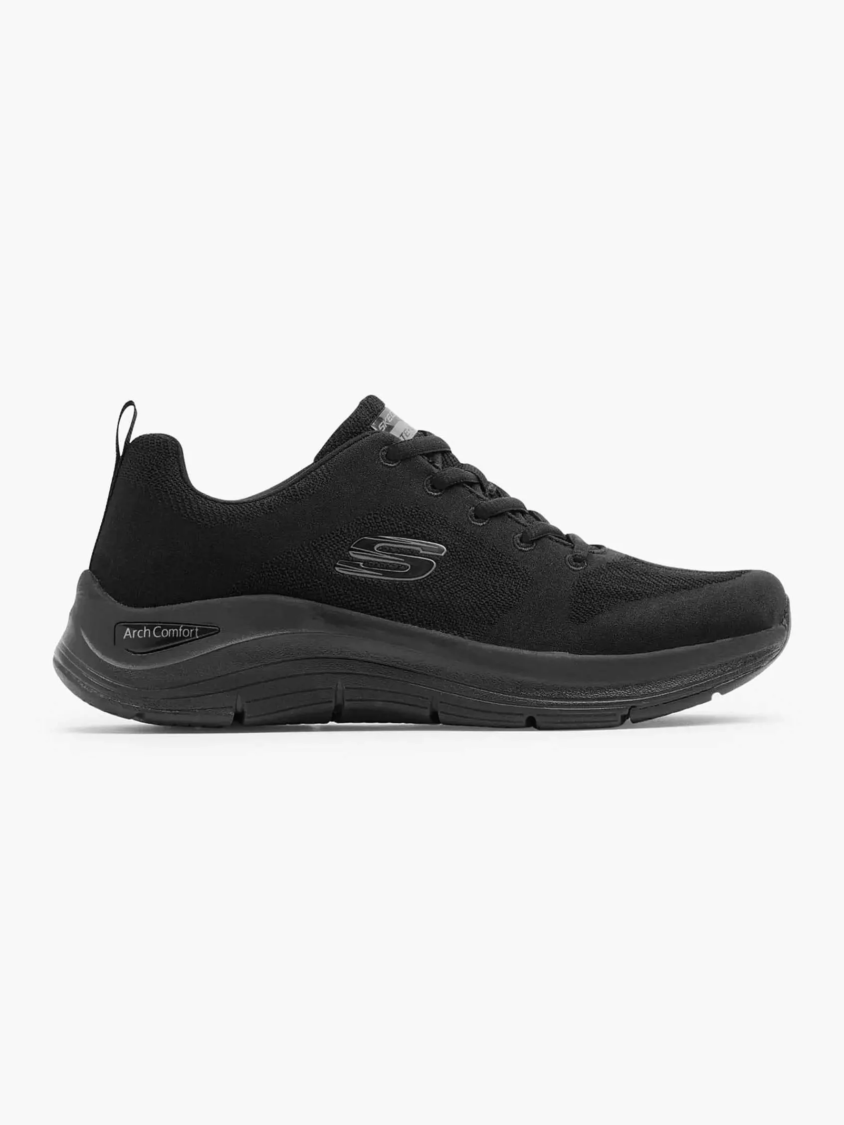 Skechers Sneakers-Zwarte Arch Comfort Deep Breath