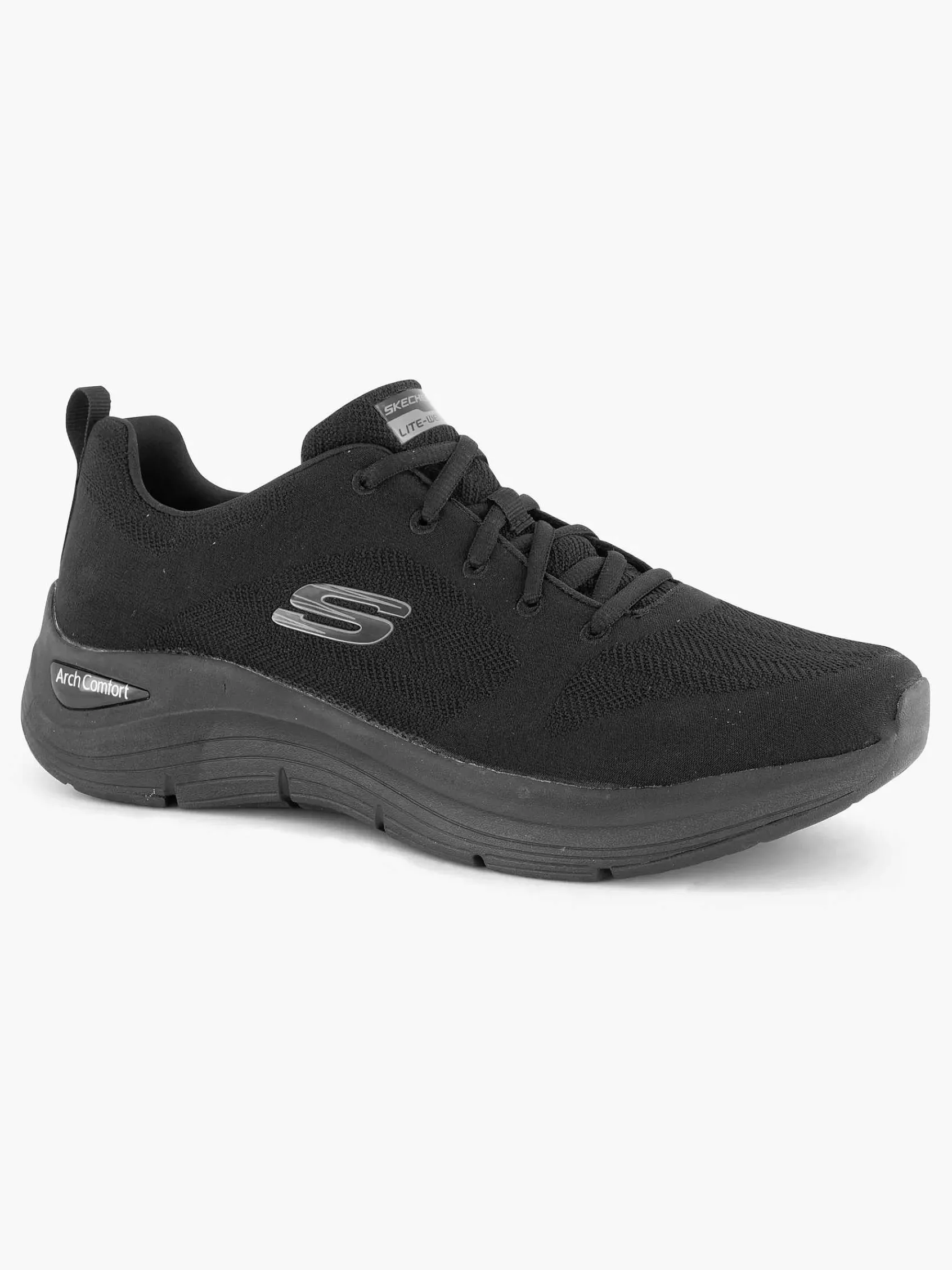 Skechers Sneakers-Zwarte Arch Comfort Deep Breath