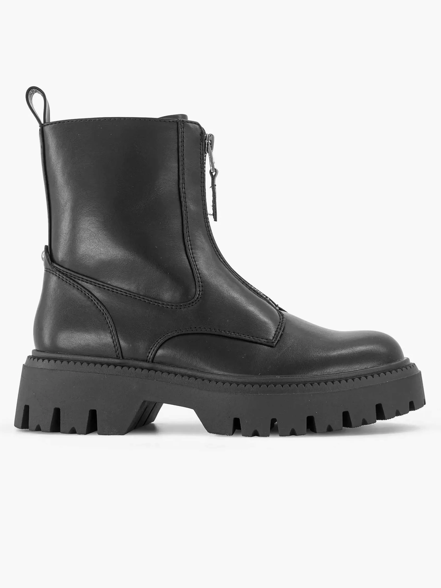 Oxmox Enkellaarzen & Boots-Zwarte Bikerboot