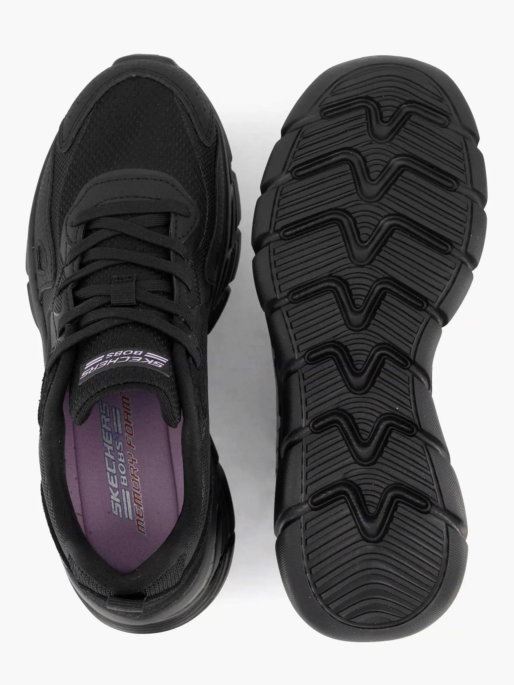 Skechers Sneakers-Zwarte Bobs B Flex Hi - Forces Within