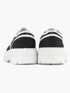 Graceland Sneakers-Zwarte Canvas Chunky Sneaker