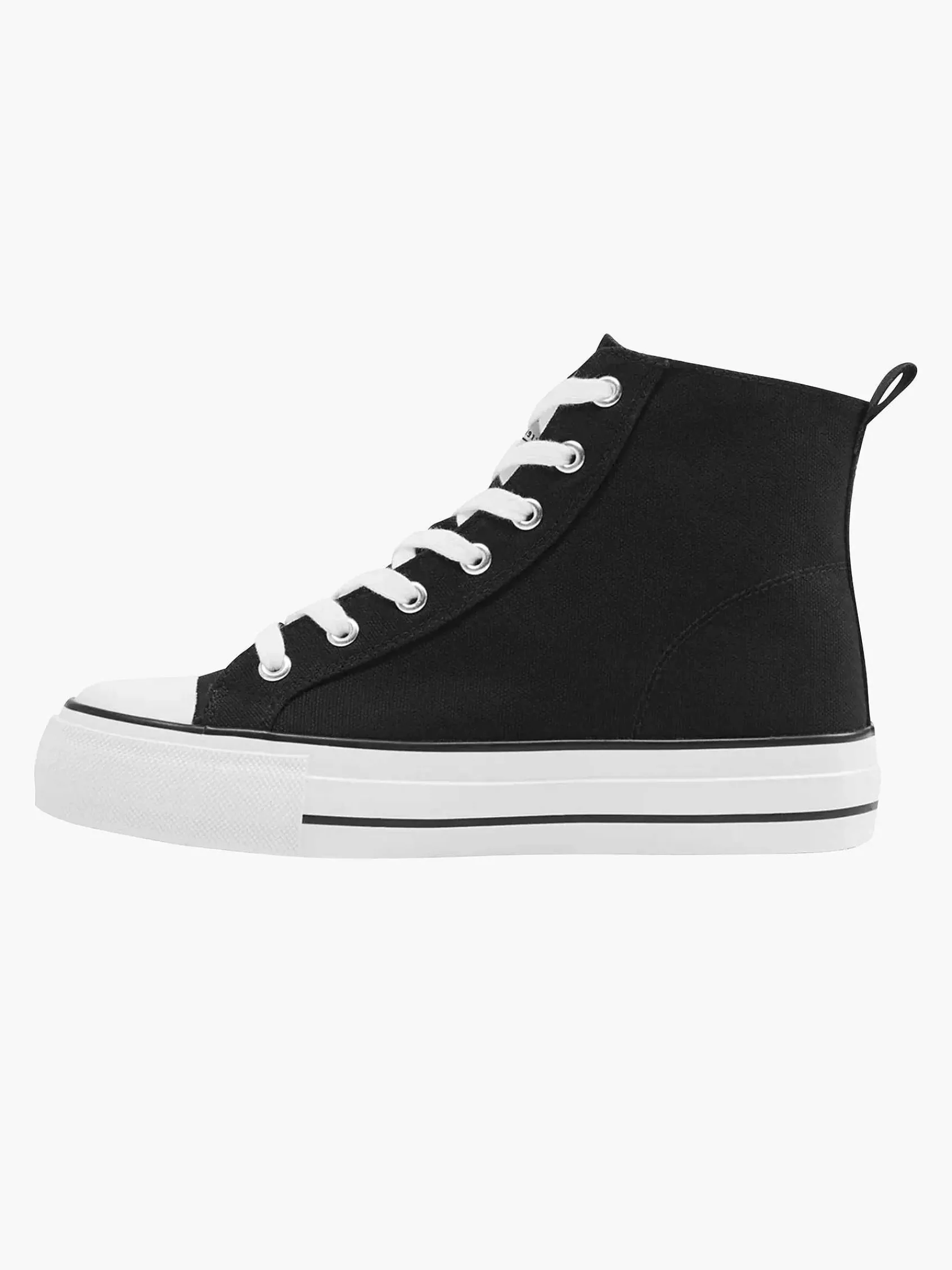 FILA Sneakers-Zwarte Canvas Hoge Sneaker