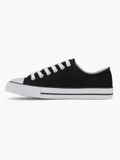 Graceland Sneakers-Zwarte Canvas Sneaker