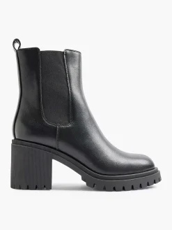 Graceland Enkellaarzen & Boots-Zwarte Chelsea Boot Hak