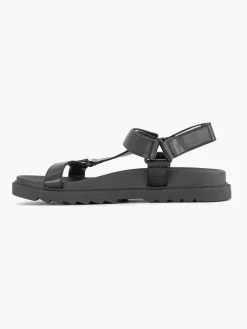 Oxmox Sandalen-Zwarte Chunky Sandaal