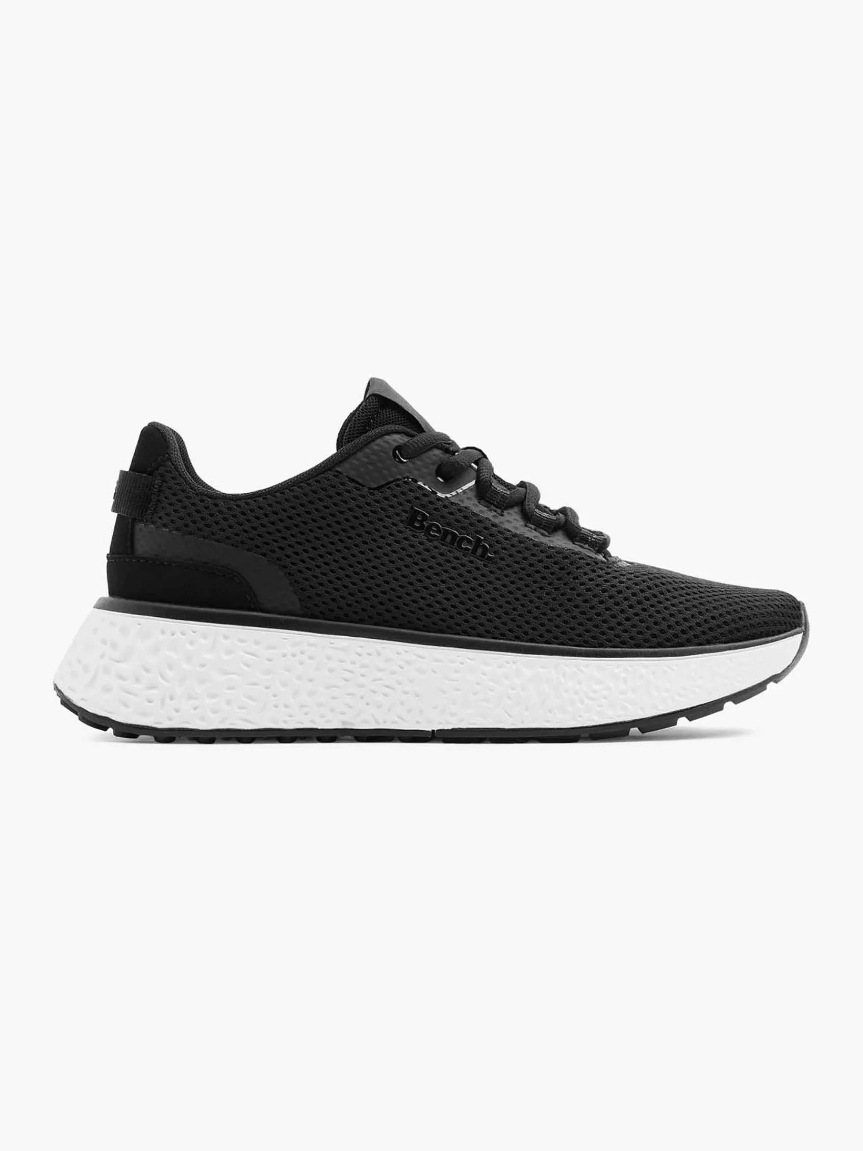 Bench Sneakers-Zwarte Chunky Sneaker