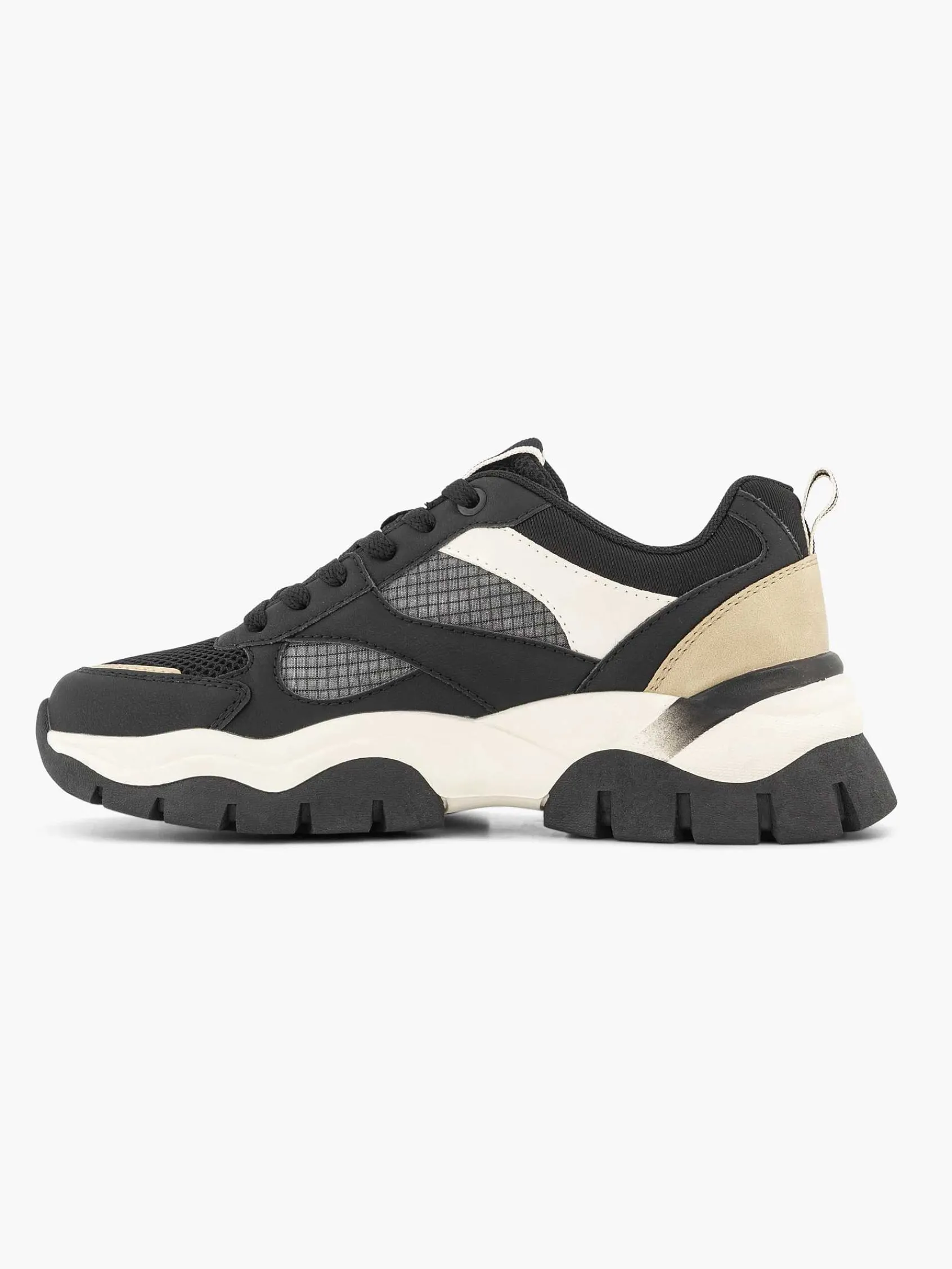 Oxmox Sneakers-Zwarte Chunky Sneaker