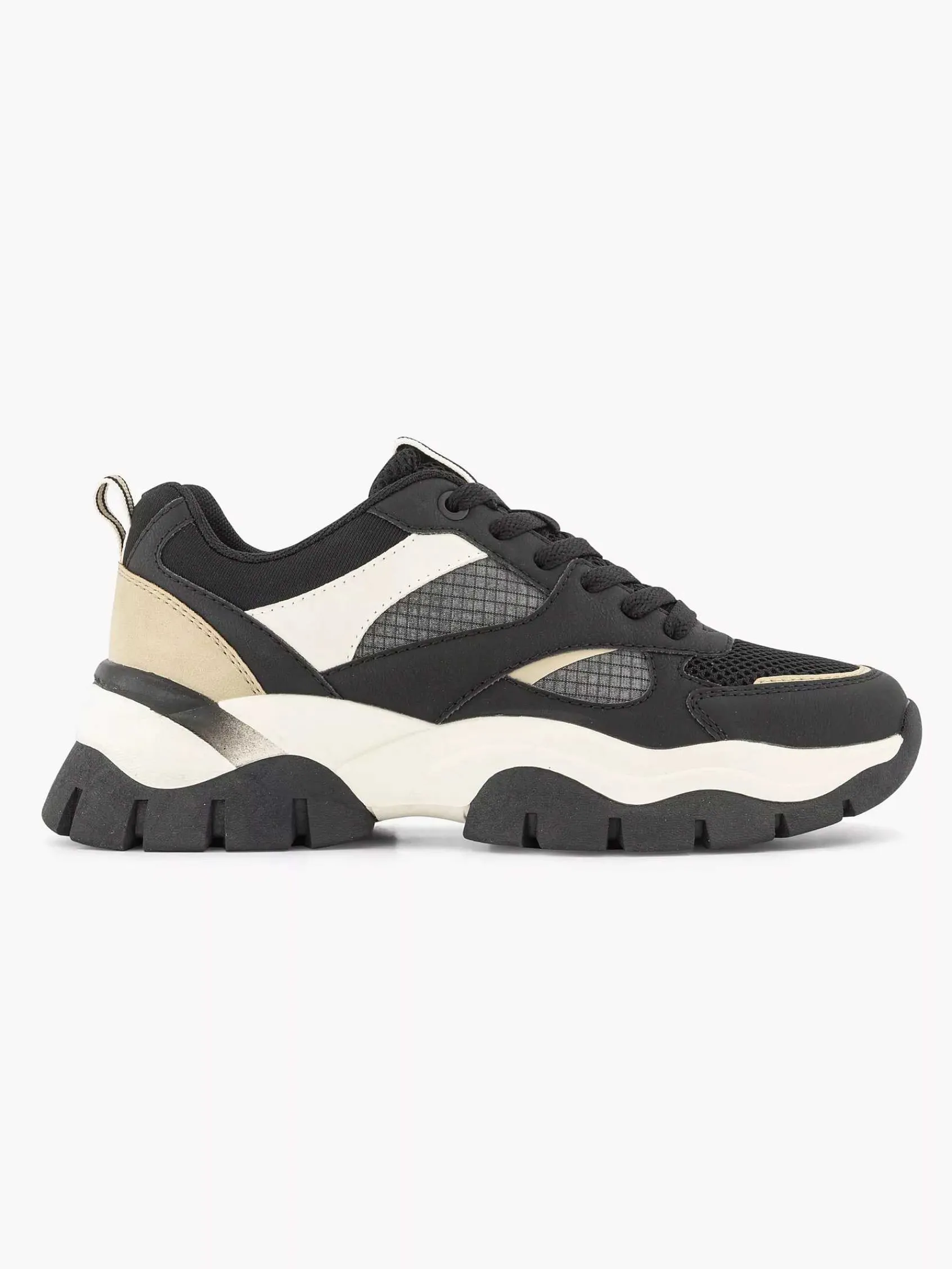 Oxmox Sneakers-Zwarte Chunky Sneaker
