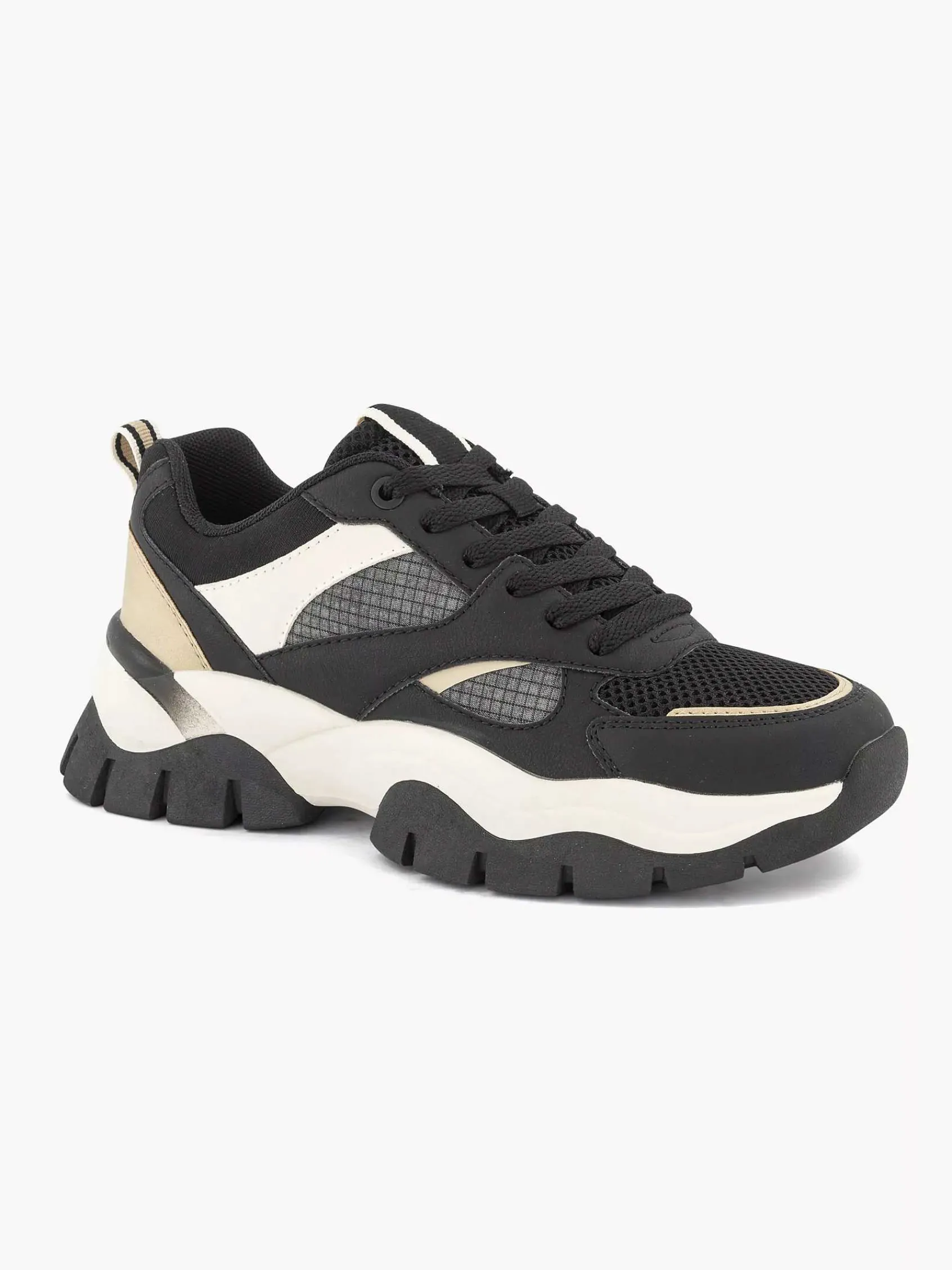 Oxmox Sneakers-Zwarte Chunky Sneaker