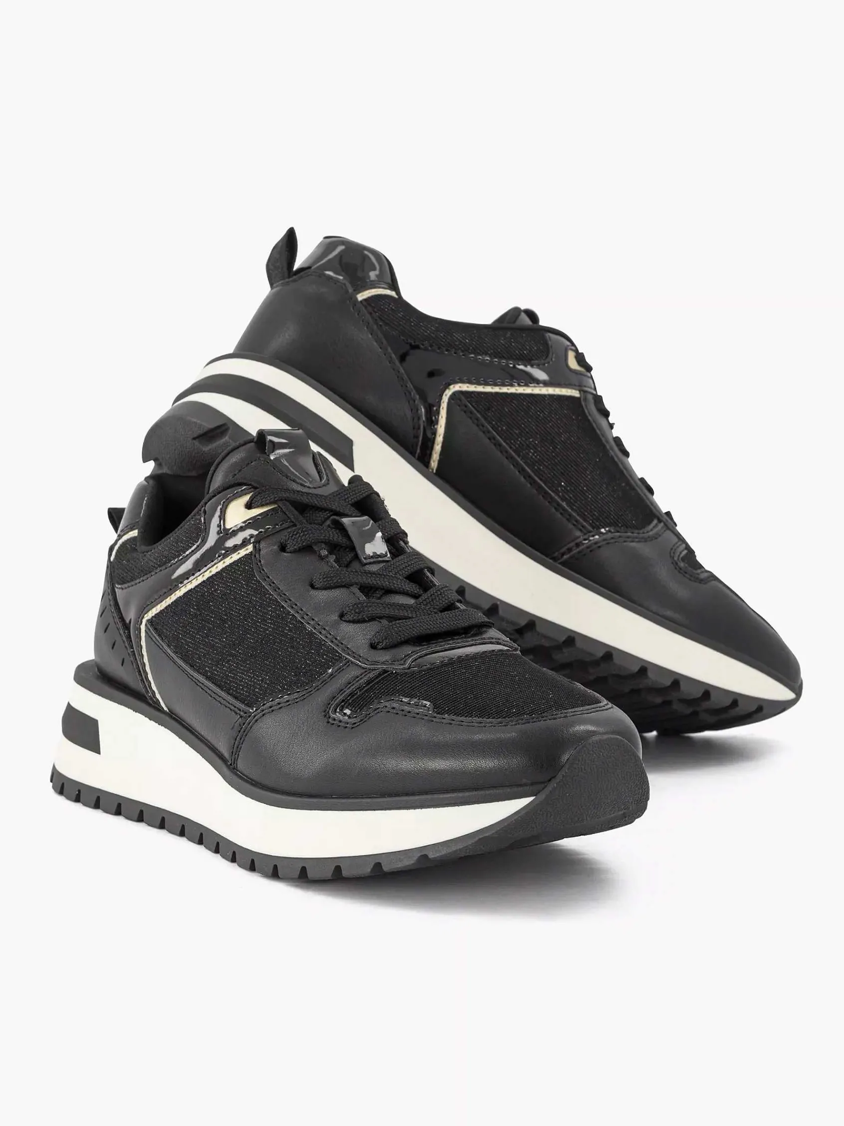 Graceland Sneakers-Zwarte Chunky Sneaker