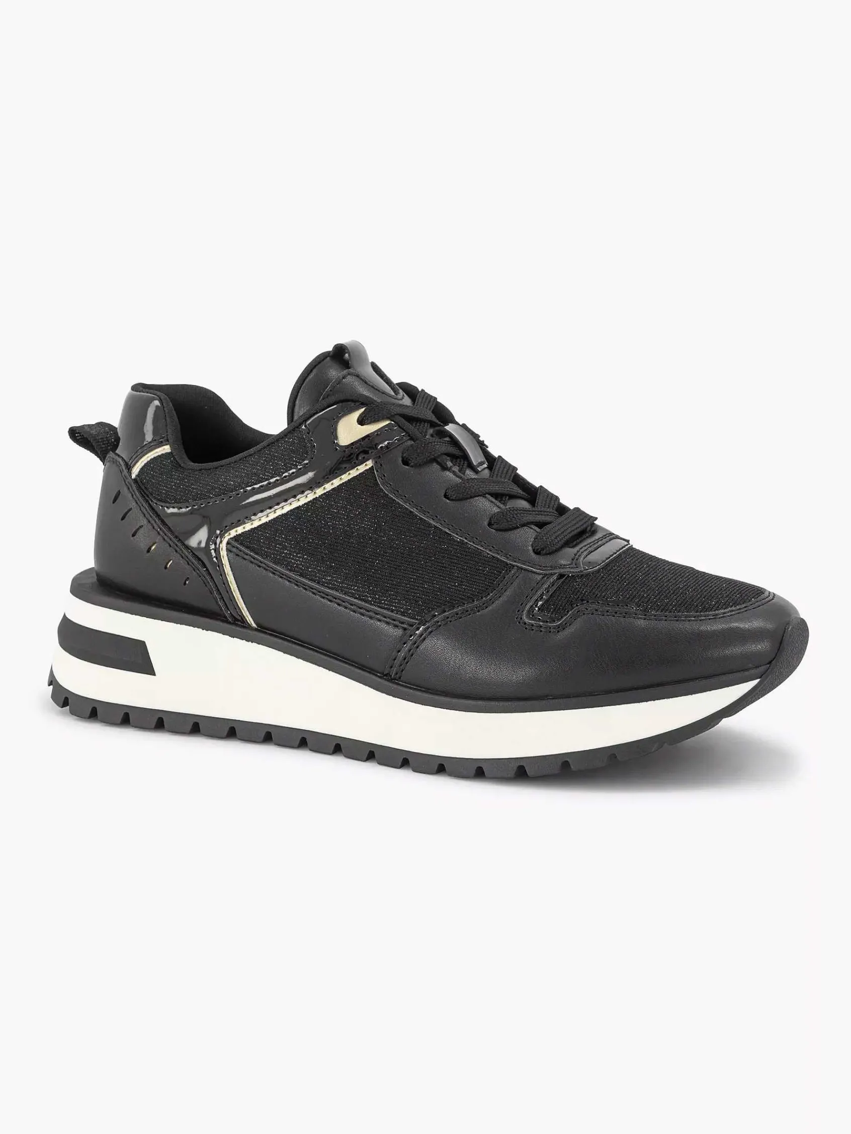 Graceland Sneakers-Zwarte Chunky Sneaker