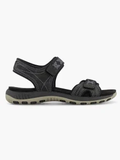 Easy Street Comfort Schoenen-Zwarte Comfort Sandaal