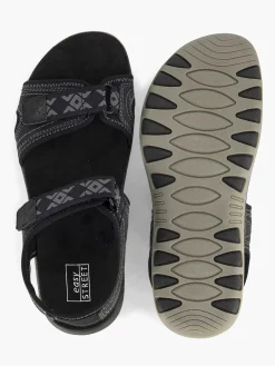 Easy Street Comfort Schoenen-Zwarte Comfort Sandaal