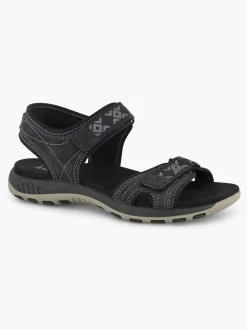 Easy Street Comfort Schoenen-Zwarte Comfort Sandaal