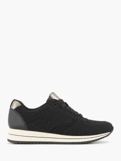 Medicus Sneakers-Zwarte Comfort Sneaker Knitted