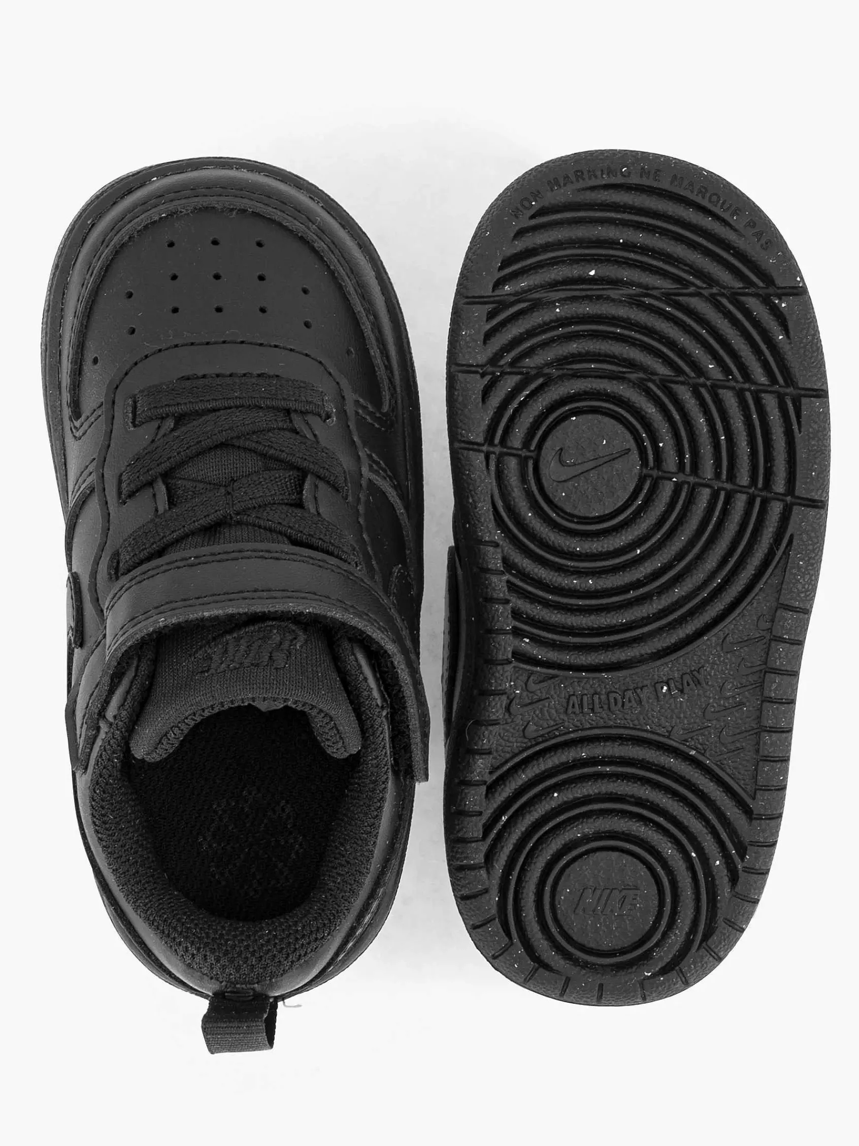 Nike Jongensschoenen-Zwarte Court Borough Low Recraft