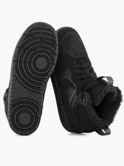 Nike Jongensschoenen-Zwarte Court Borough Mid 2