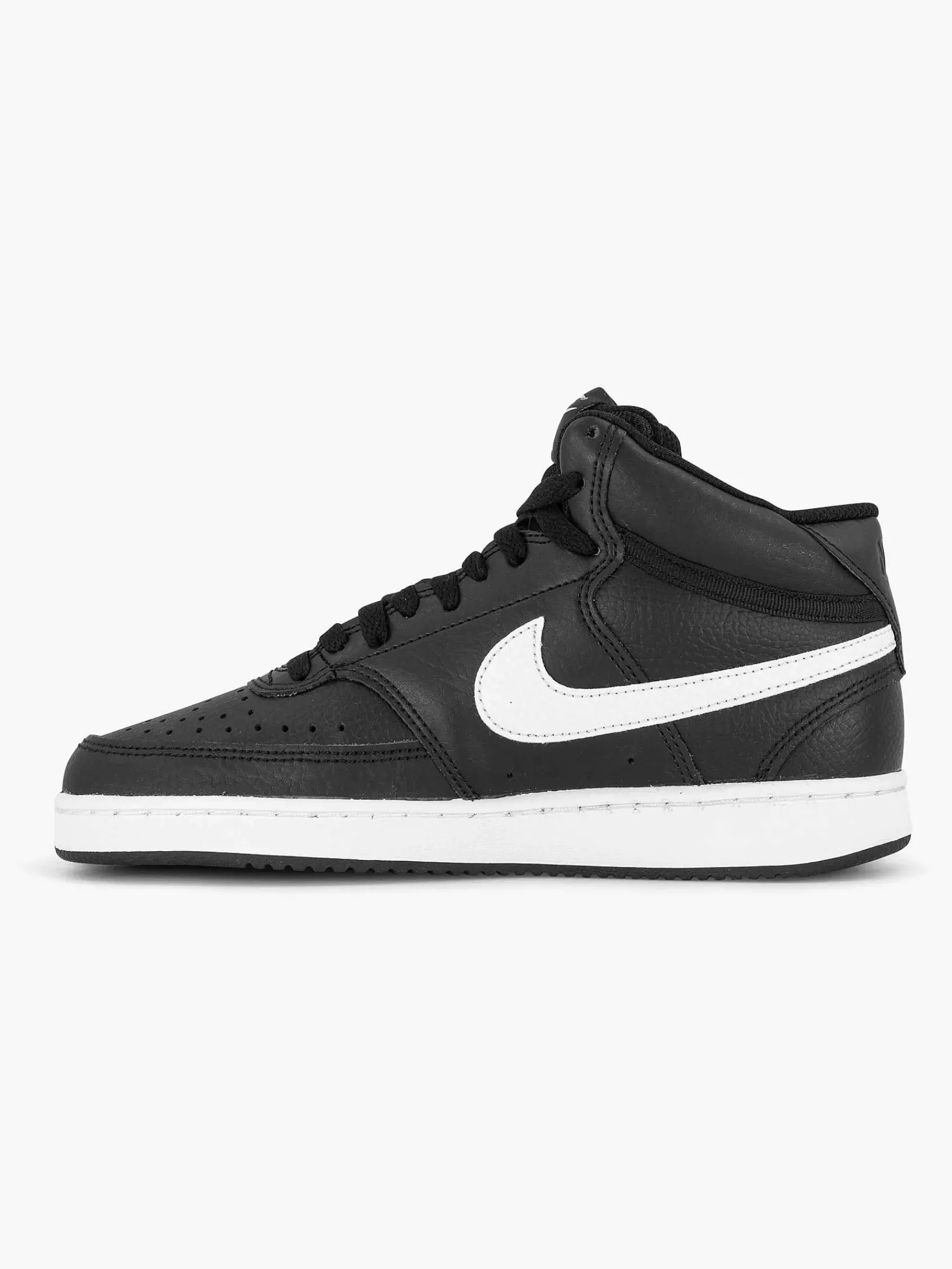 Nike Sneakers-Zwarte Court Vision Mid