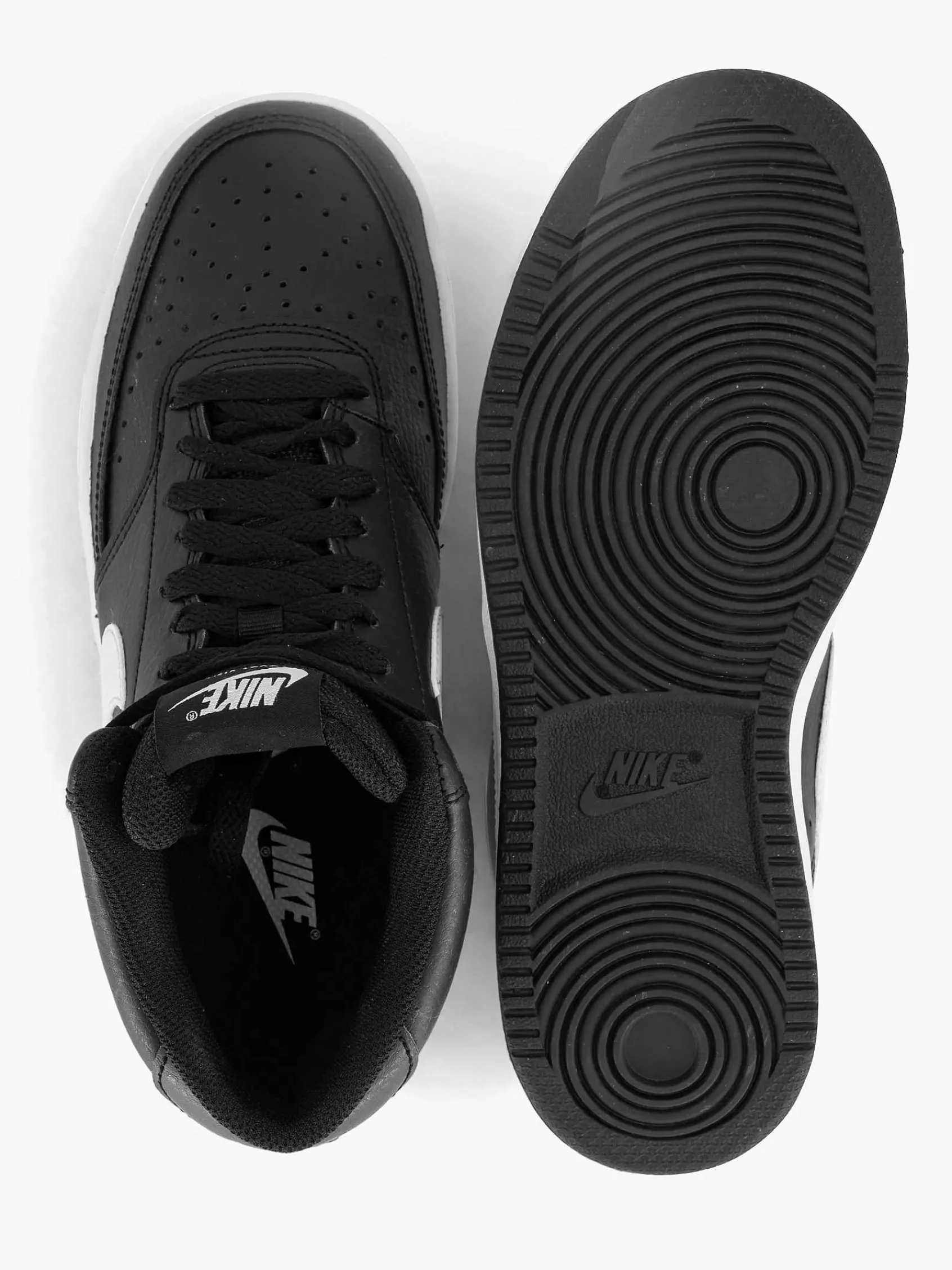 Nike Sneakers-Zwarte Court Vision Mid