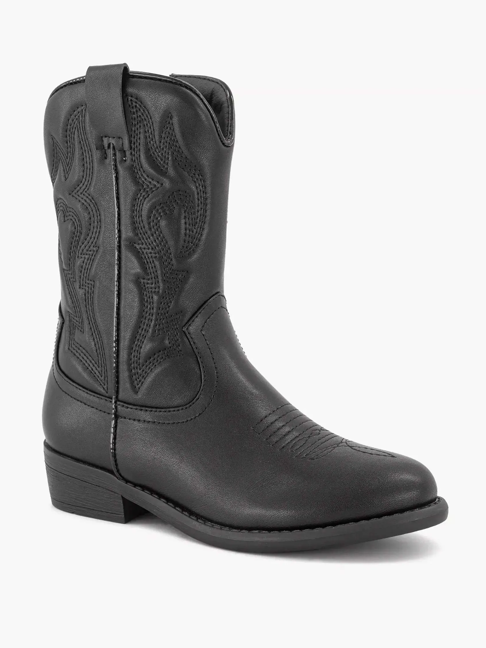 Oxmox Jongensschoenen-Zwarte Cowboy Laars