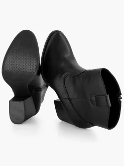 Graceland Enkellaarzen & Boots-Zwarte Cowboy Laars Hak