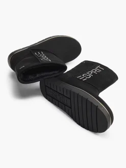 Esprit Enkellaarzen & Boots-Zwarte Enkelboot Gevoerd