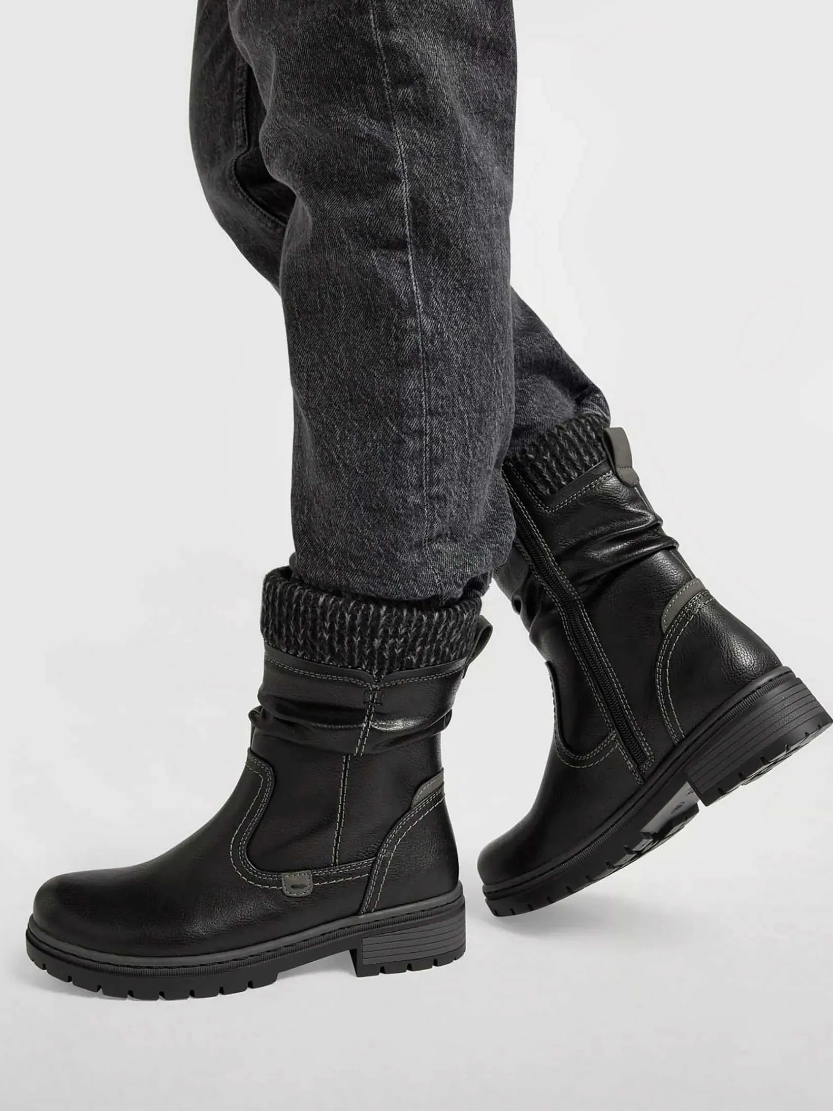 Easy Street Enkellaarzen & Boots-Zwarte Enkellaars