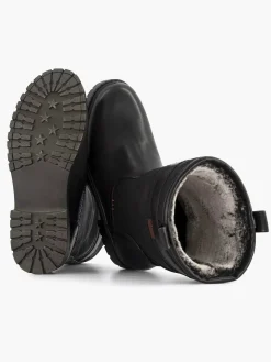 Landrover Enkellaarzen & Boots-Zwarte Enkellaars Gevoerd