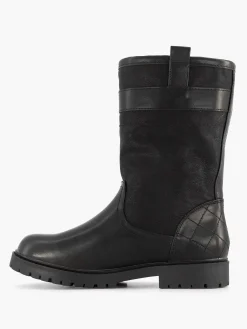 Landrover Enkellaarzen & Boots-Zwarte Enkellaars Gevoerd