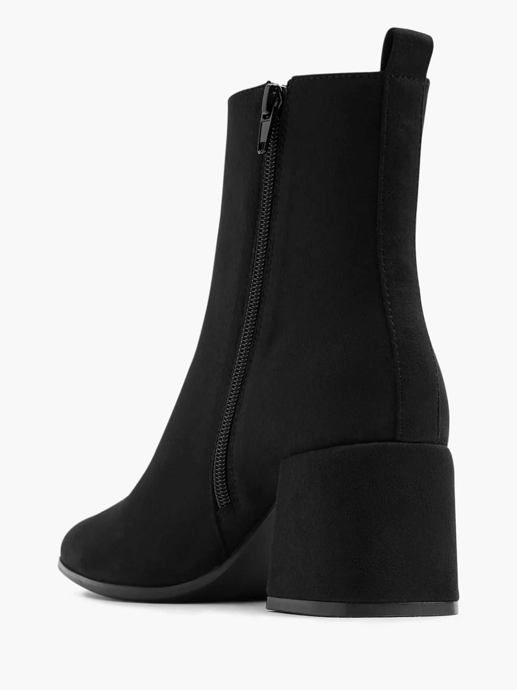 Graceland Enkellaarzen & Boots-Zwarte Enkellaars Hak