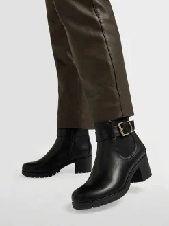 Graceland Enkellaarzen & Boots-Zwarte Enkellaars Siergesp