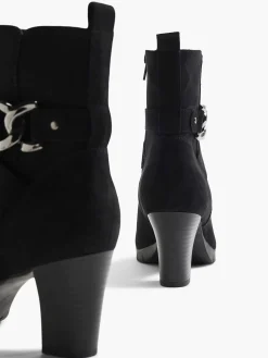 Graceland Enkellaarzen & Boots-Zwarte Enkellaars Sierketting