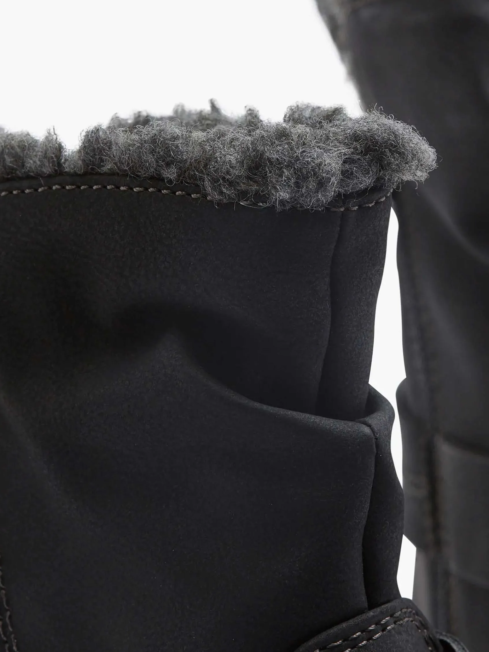 Easy Street Comfort Schoenen-Zwarte Enkellaars Warm Gevoerd