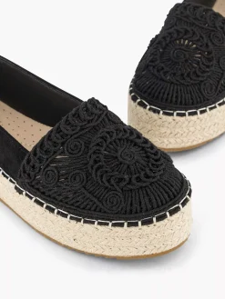 Graceland Instappers-Zwarte Espadrille