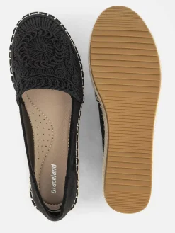 Graceland Instappers-Zwarte Espadrille