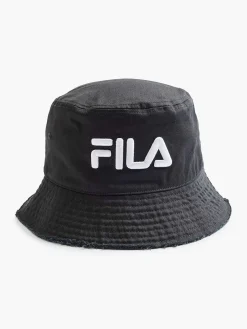 FILA Online Exclusive Accessoires-Zwarte Bucket Hat Mit