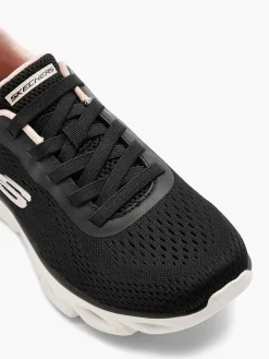 Skechers Sneakers-Zwarte Glide - Lite - Back Slide