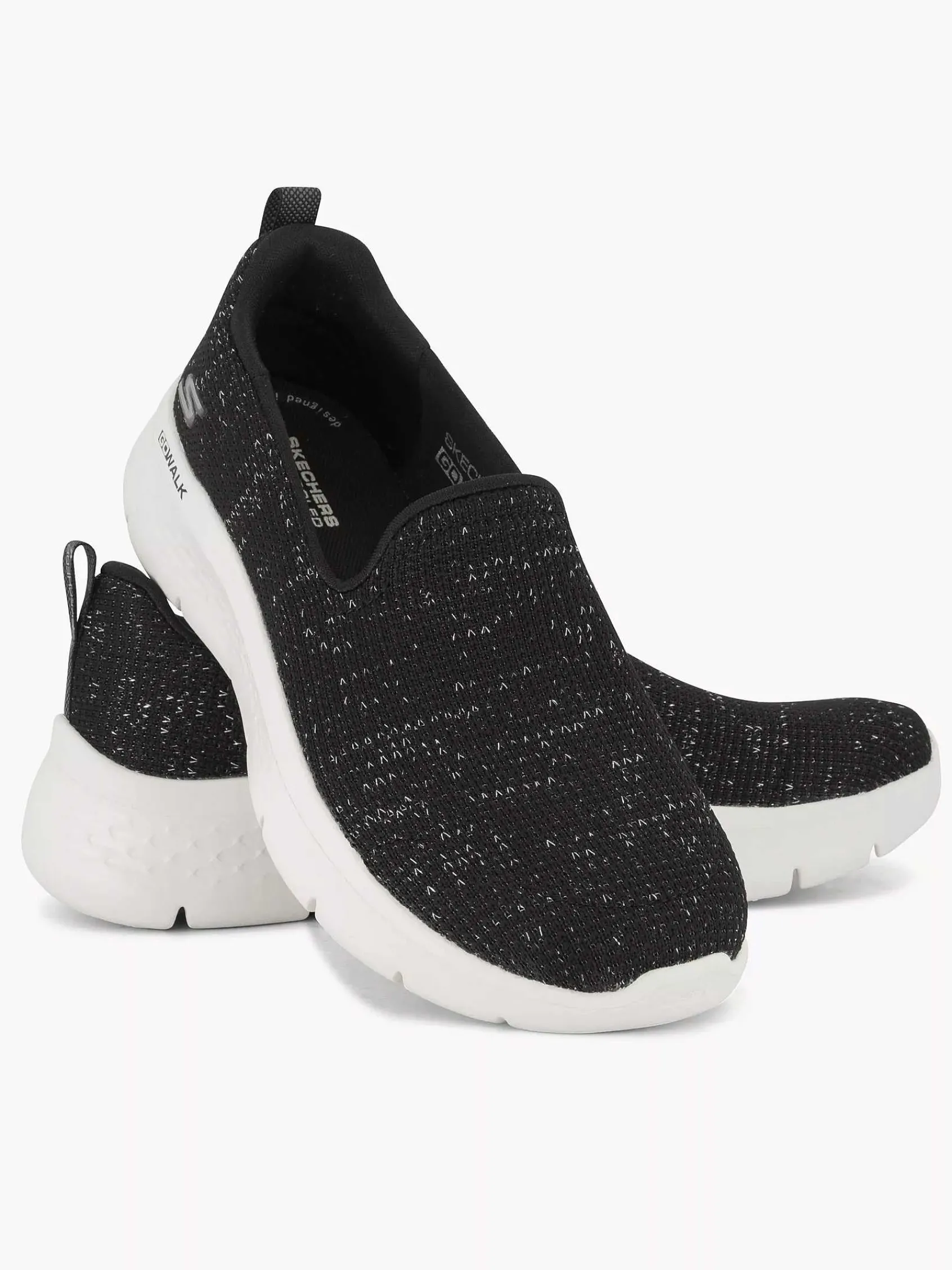 Skechers Sneakers-Zwarte Go Walk Flex - Flashing Stars