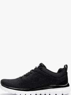 Skechers Sneakers-Zwarte Graceful 2.0 - Sea Sharp