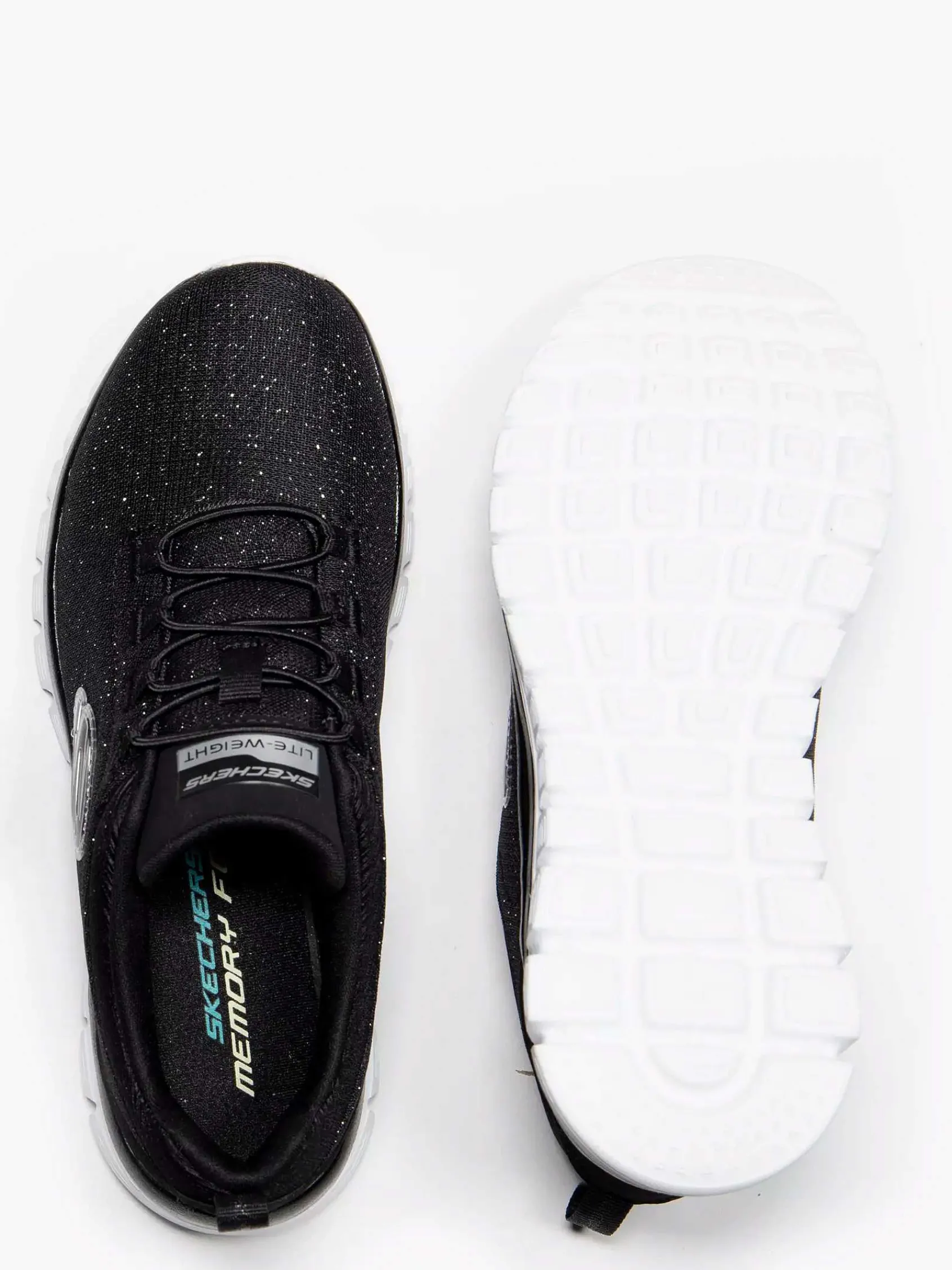 Skechers Sneakers-Zwarte Graceful 2.0 - Sea Sharp