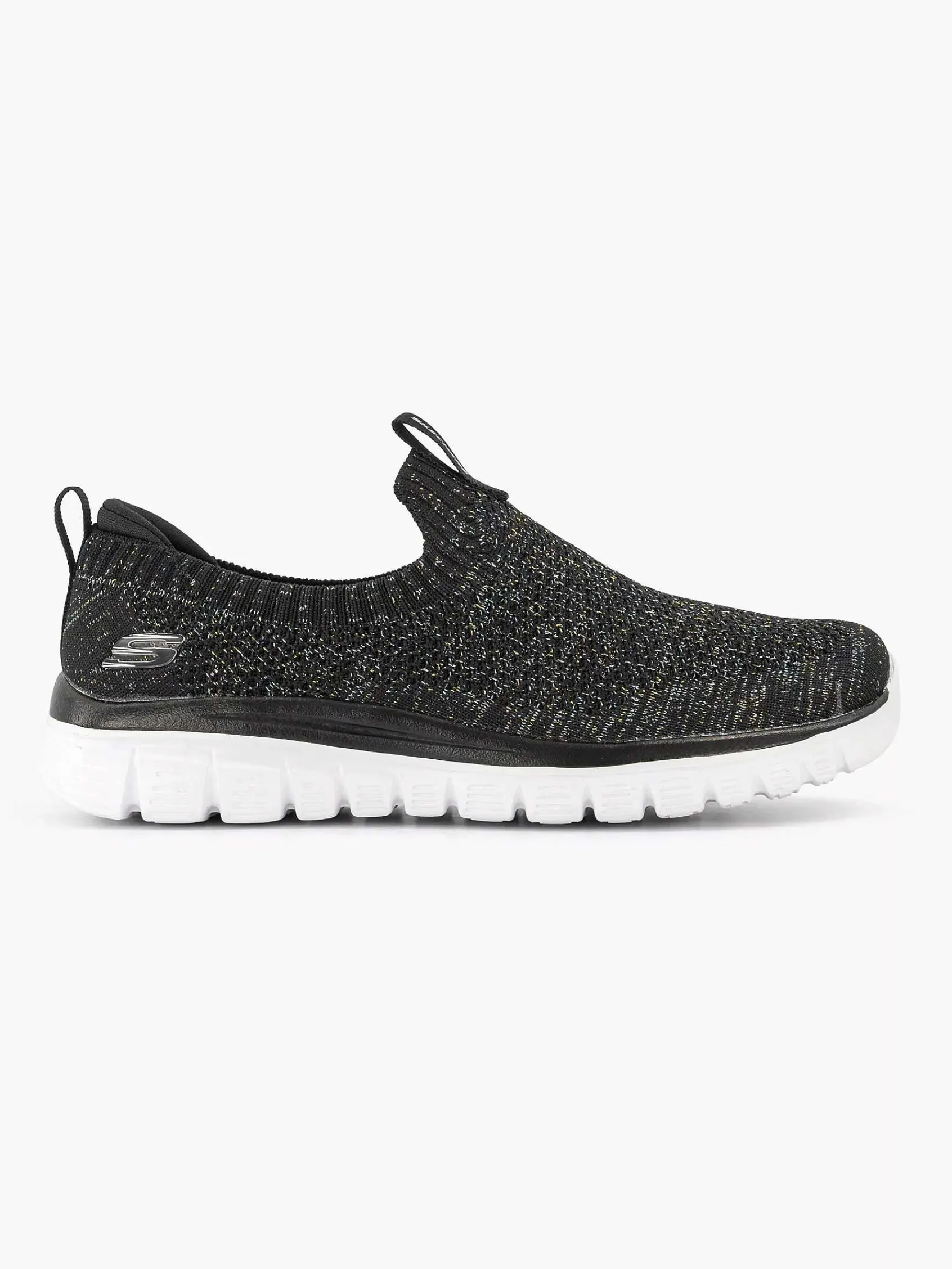 Skechers Instappers-Zwarte Graceful 2.0 - Style Vip