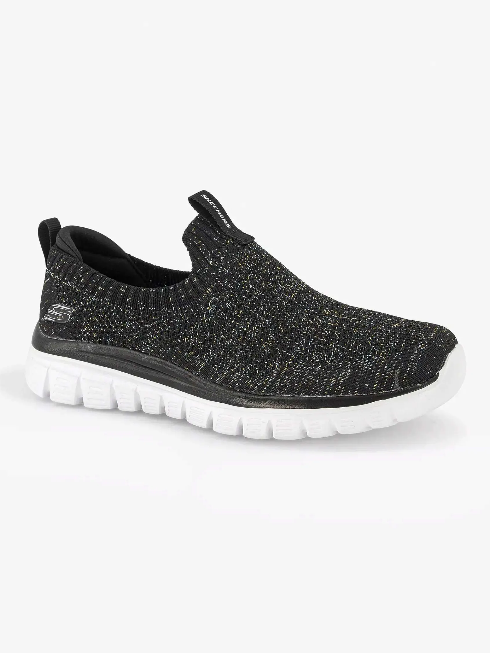 Skechers Instappers-Zwarte Graceful 2.0 - Style Vip