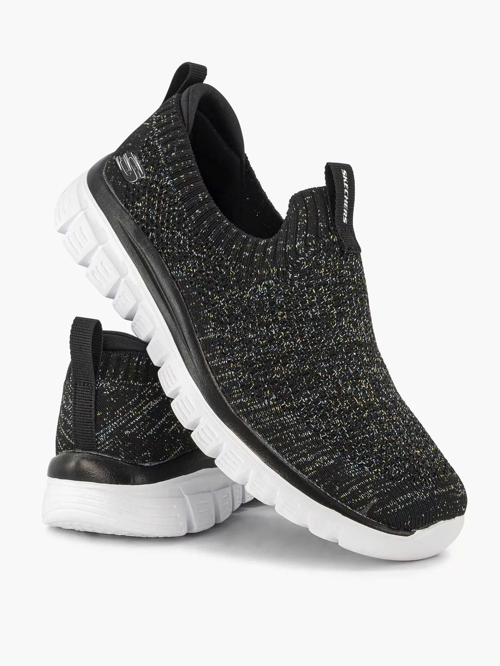 Skechers Instappers-Zwarte Graceful 2.0 - Style Vip