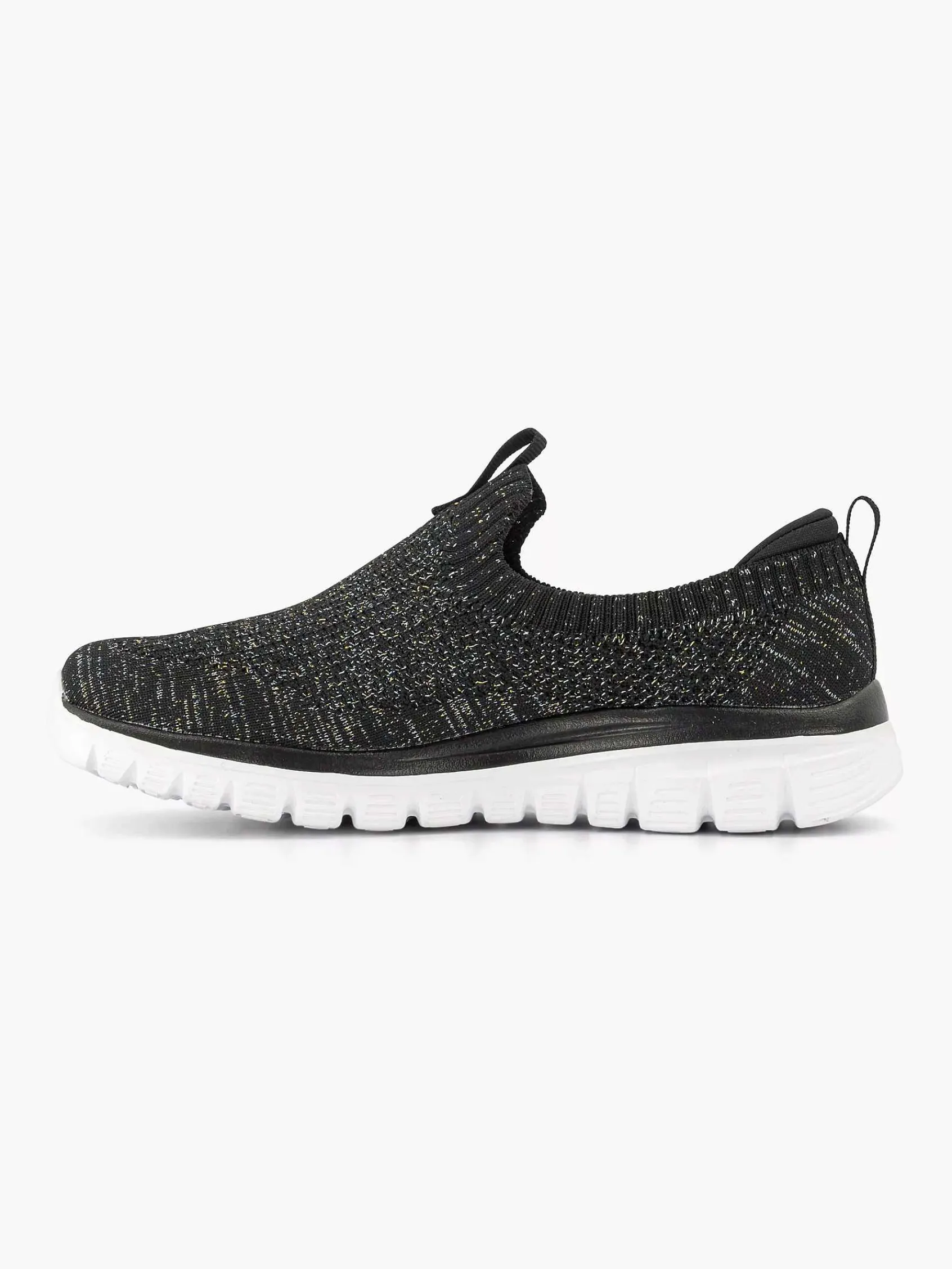 Skechers Instappers-Zwarte Graceful 2.0 - Style Vip