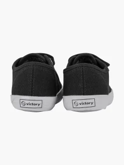 Vty Babyschoenen-Zwarte Gymschoen Klittenband