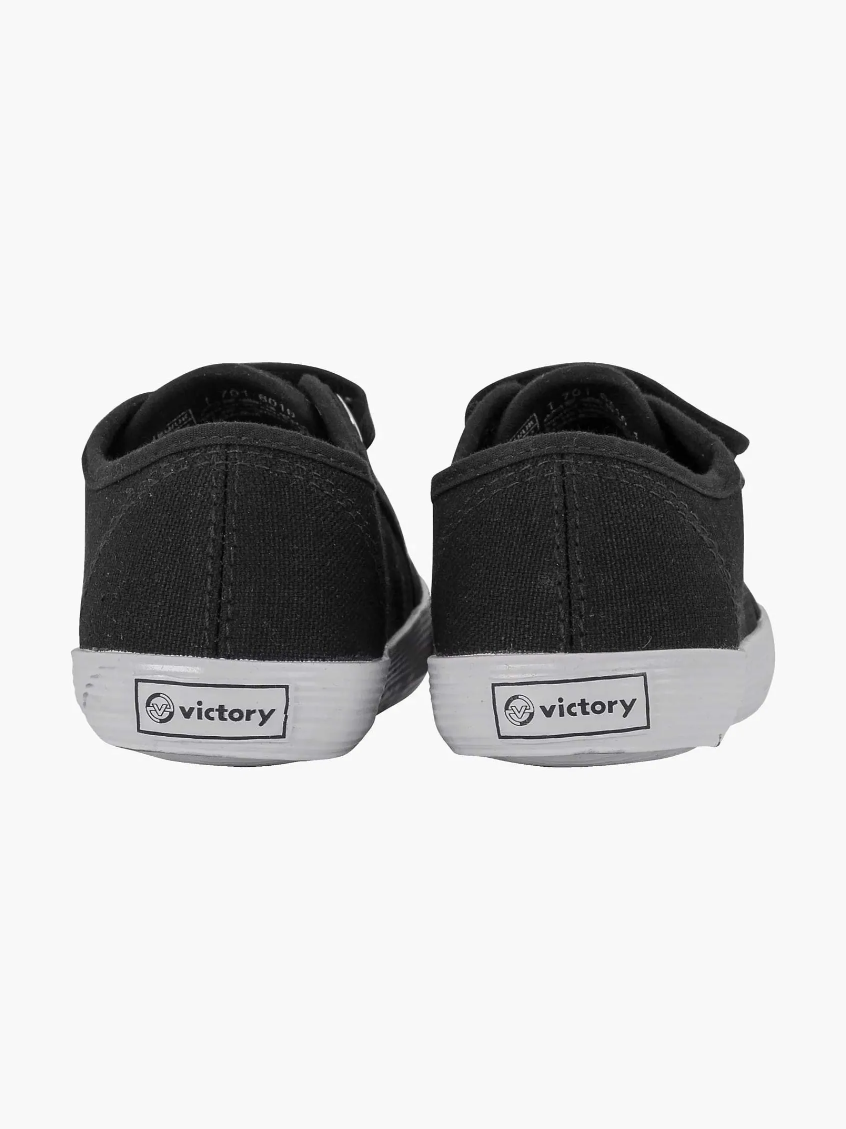 Vty Babyschoenen-Zwarte Gymschoen Klittenband
