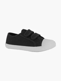 Vty Babyschoenen-Zwarte Gymschoen Klittenband