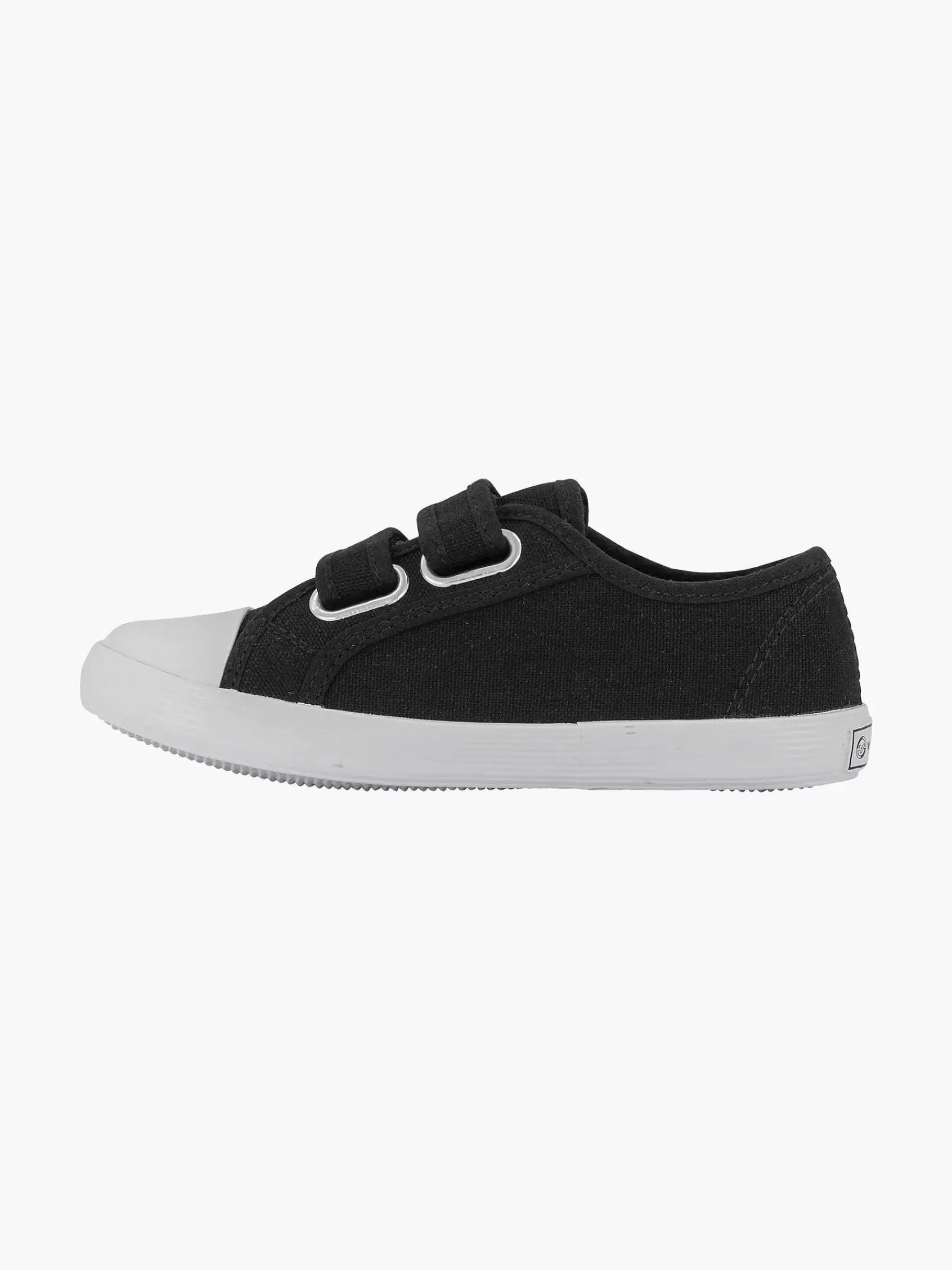 Vty Babyschoenen-Zwarte Gymschoen Klittenband